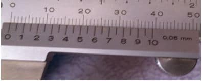 Nonius Resolution 0.05mm